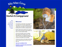 Tablet Screenshot of micmaccampground.com